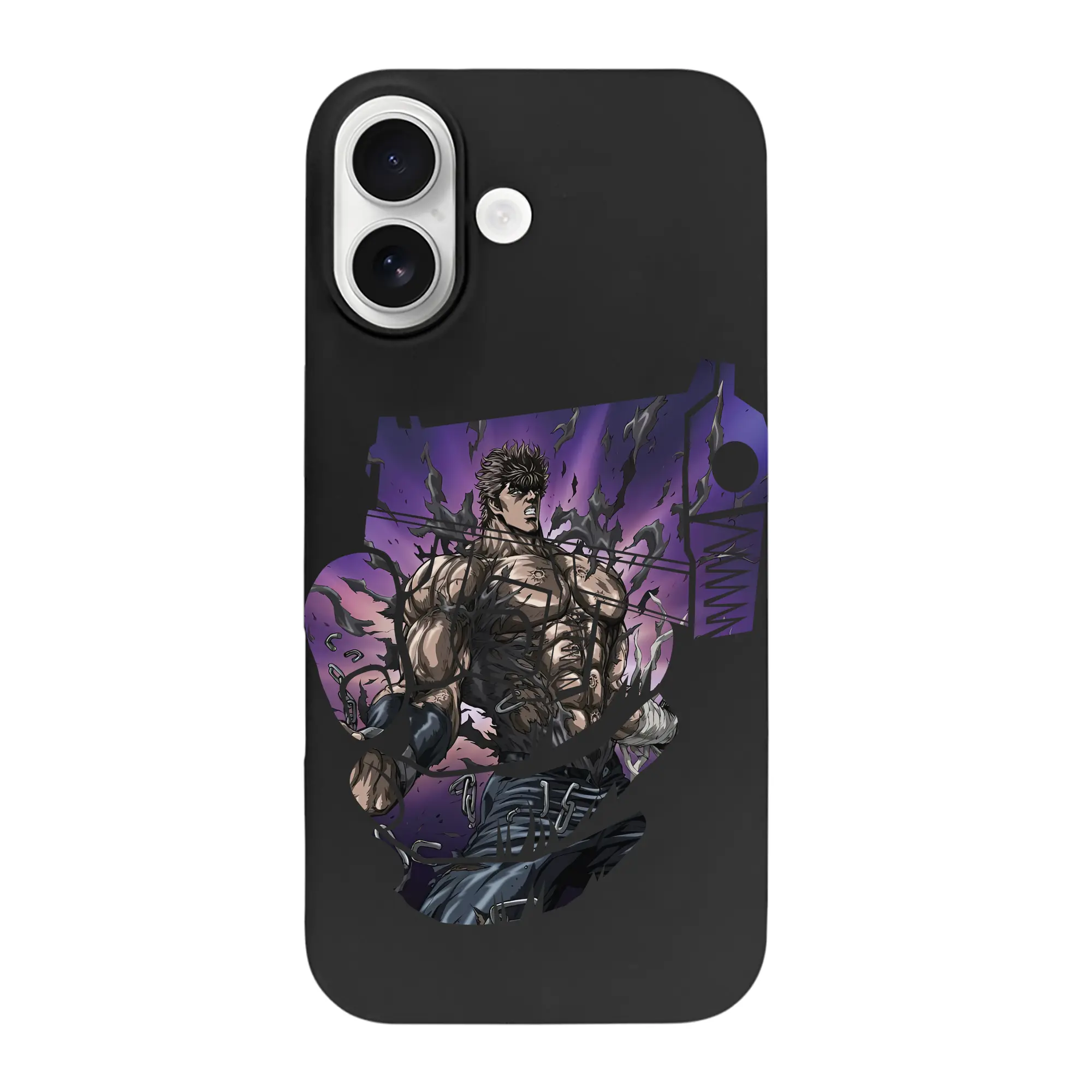 北斗の拳 グッズ,ケンシロウ - iPhone 17 シリーズ シリコンケース 薄型 耐衝撃 指紋防止 ソフトタッチカバー 精密フィット 傷防止 保護ケース iPhone 17/17 Air/17 Pro/17 Pro Max 対応